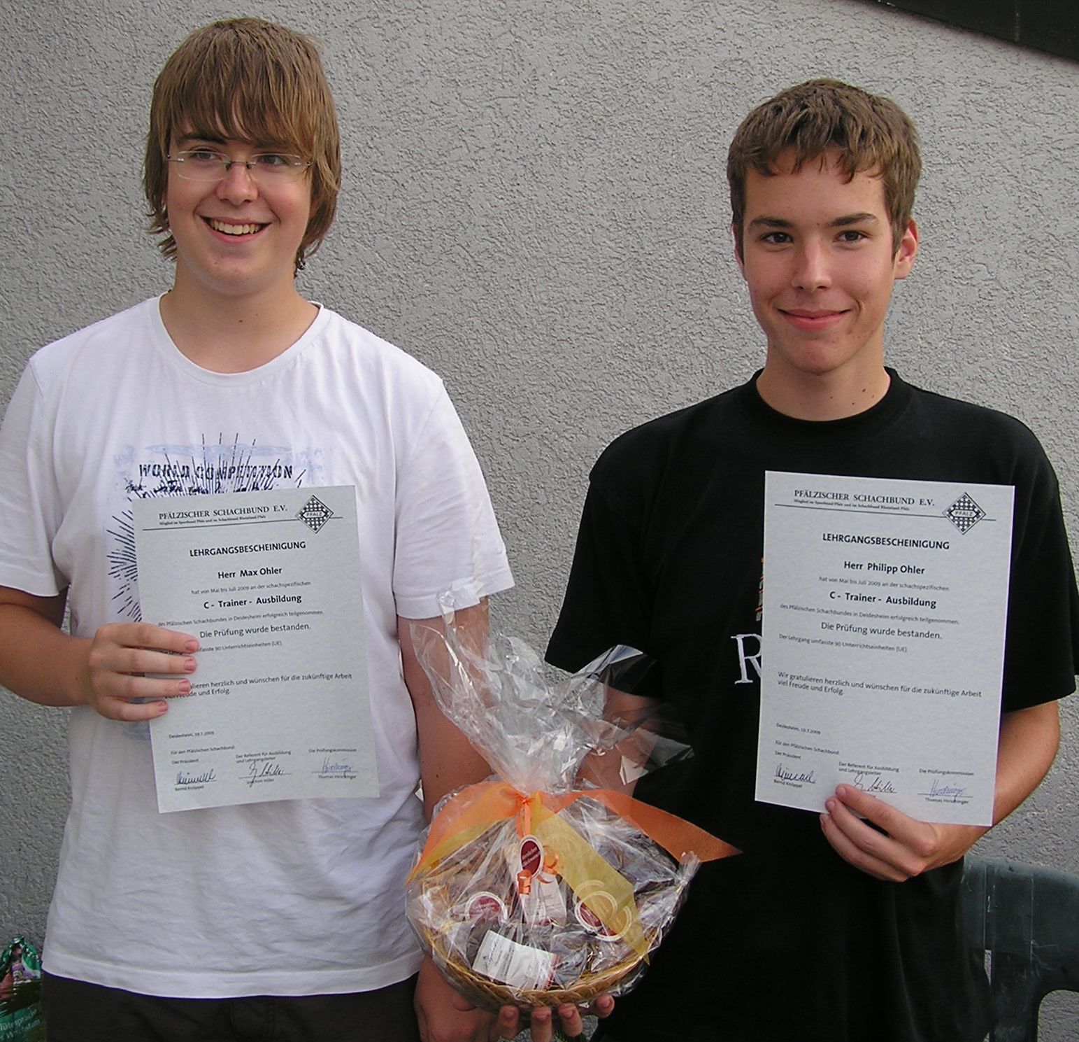 Links Max, rechts Philipp Ohler